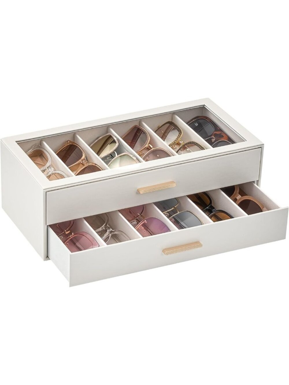 Chic Sunglasses Storage Box for Women | Stylish Organizer & Display Case